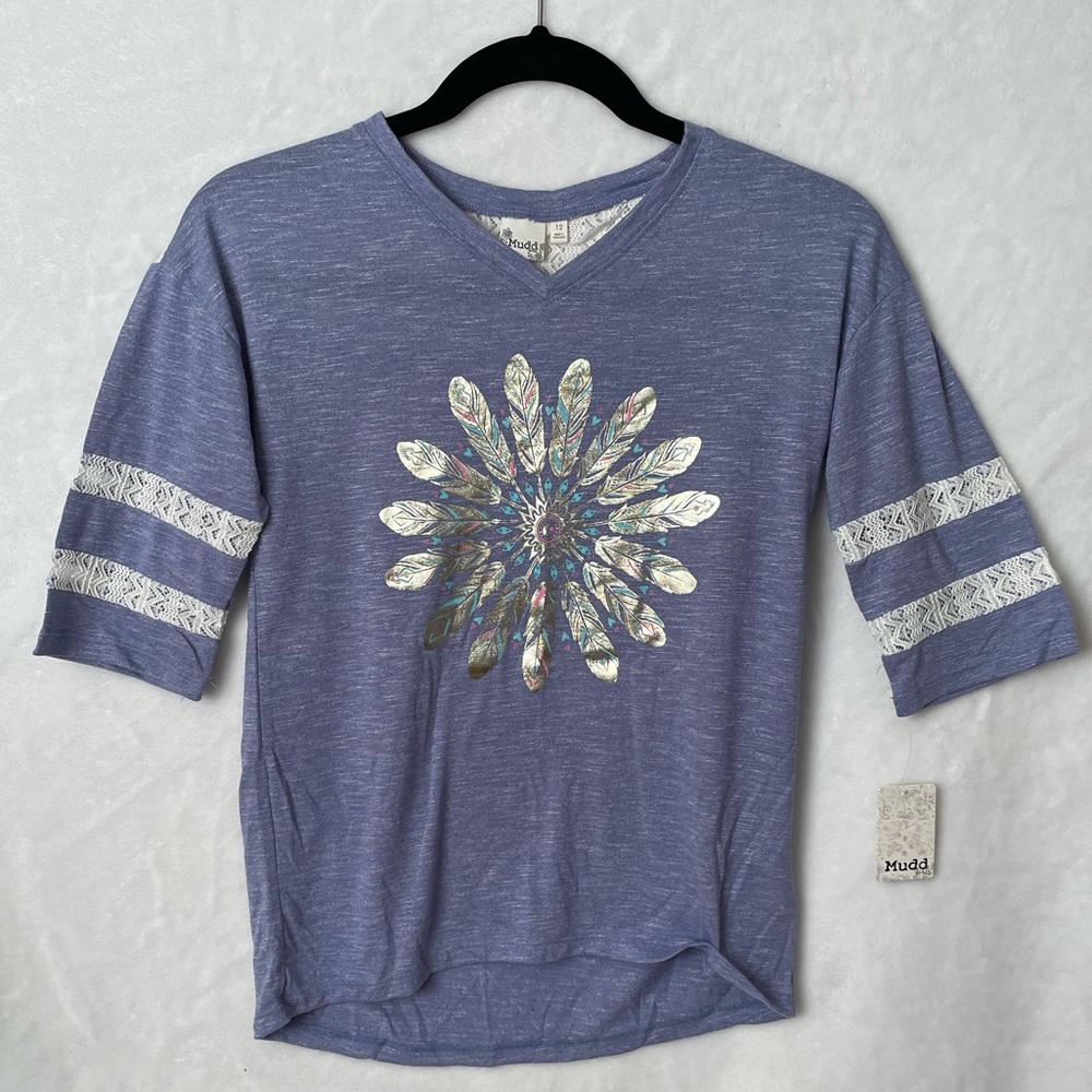 SO 3/4 Sleeve V-Neck T-Shirt